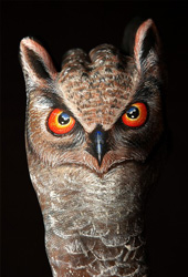 Owl Hand Painting | Guido Daniele