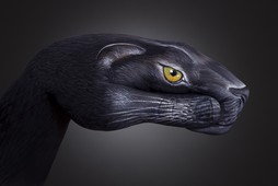 Black Panther Hand Painting | Guido Daniele