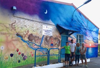 Mural at CEAS of S.Lucia - Sardegna