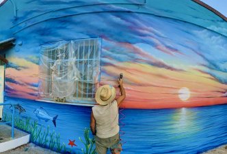 Mural at CEAS of S.Lucia - Sardegna