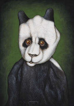 Oil Painting on Canvas - Panda