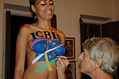 body painting Salvador de Bahia